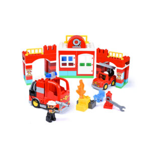 Toy City Fire Fighting Big Building Block Fireman Set