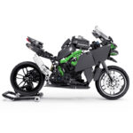 H2R Technical Building Bricks Toys Set Building Block Motorcycle for Children