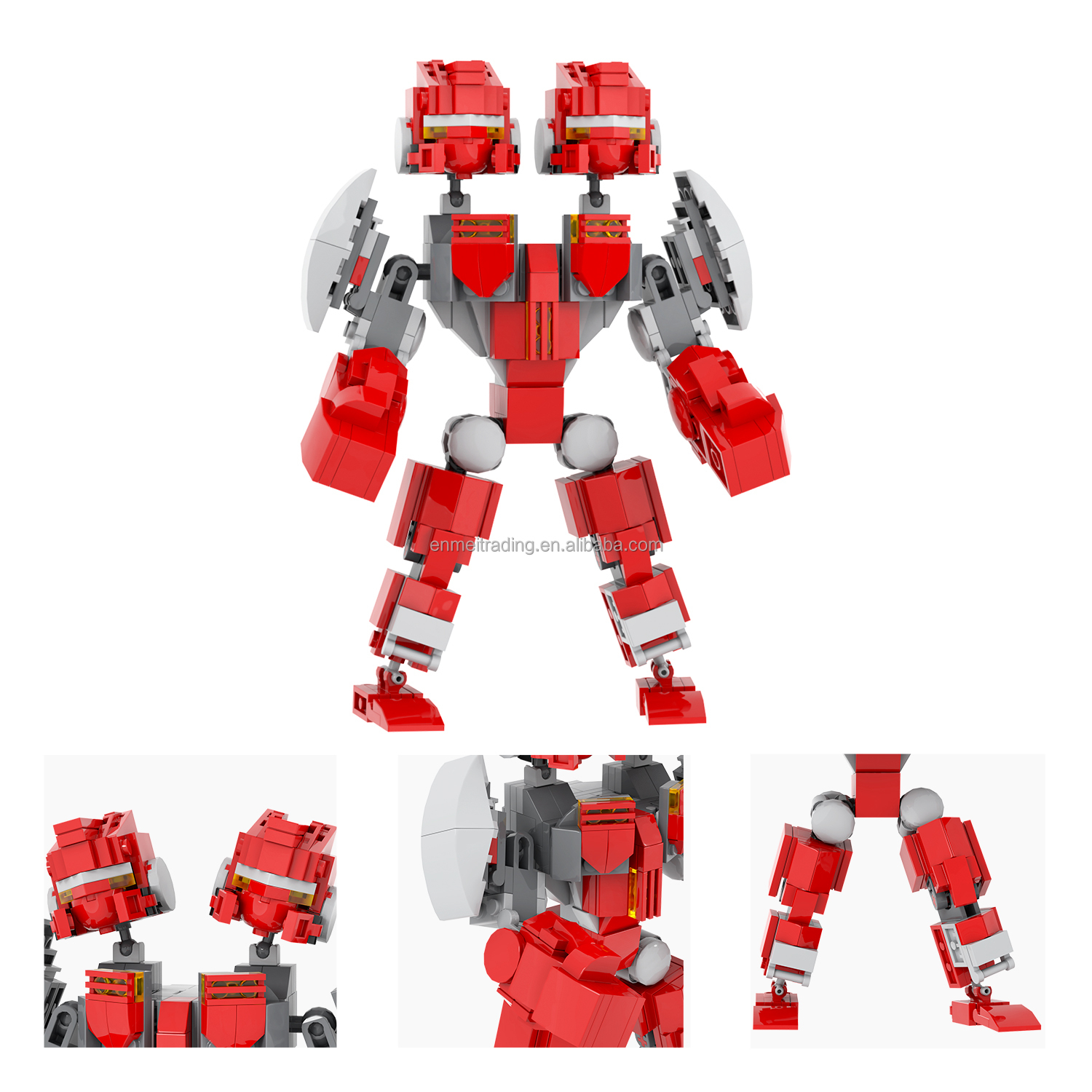 Real Steel Mecha Model Plastic Building Blocks Sets for Kids Puzzle Toys - Image 5