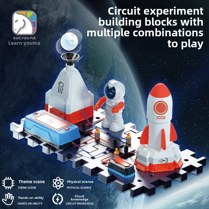 STEAM Educational DIY Toys Science Enlightenment Astronaut Electronic - Image 4
